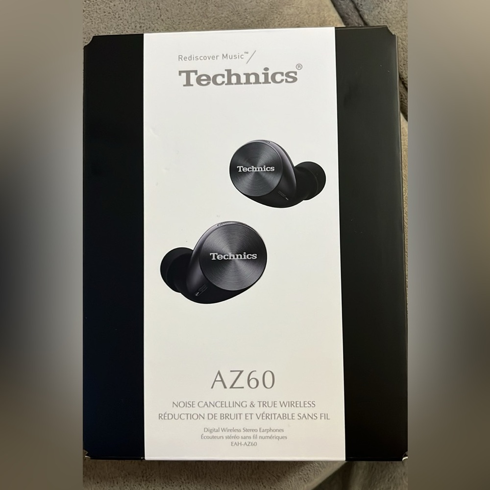 Technics AZ60 Noise Cancelling Wireless Earbuds - Black